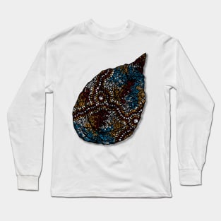 Aboriginal Art - Leaf Long Sleeve T-Shirt